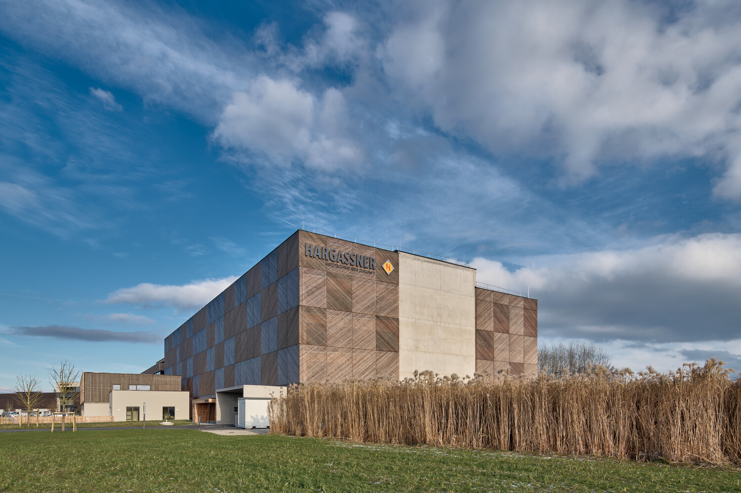 Hargassner Holzbau Parkgarage.