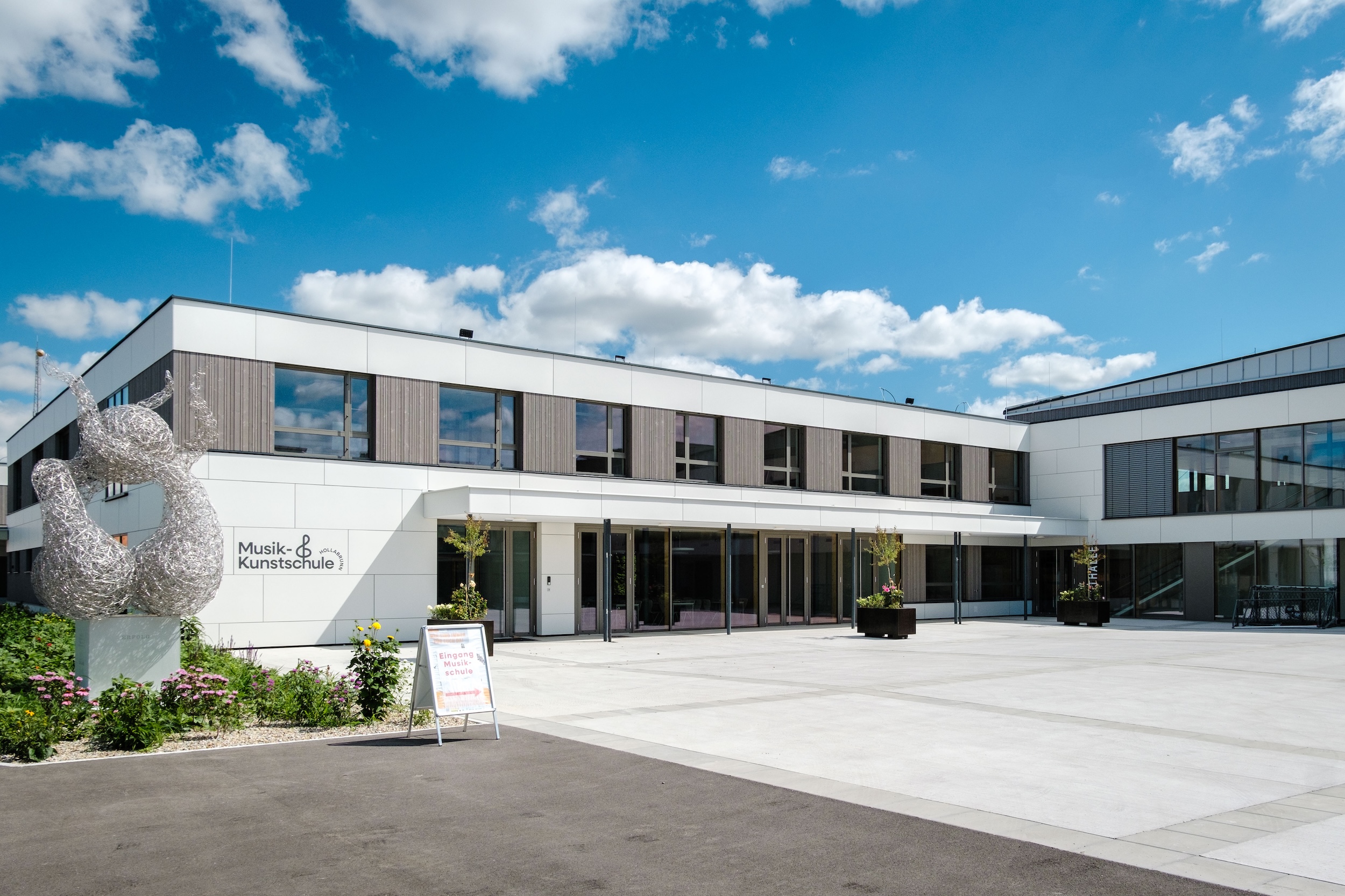 Schulcampus Hollabrunn, Holzbau.