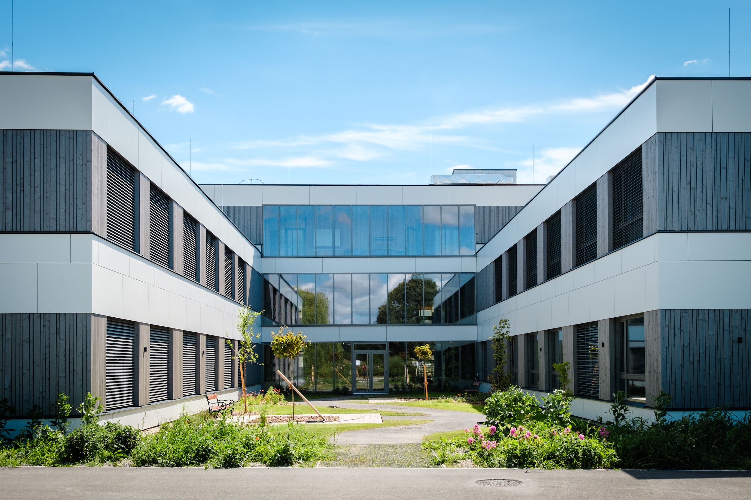 Schulcampus Hollabrunn, Holzbau.