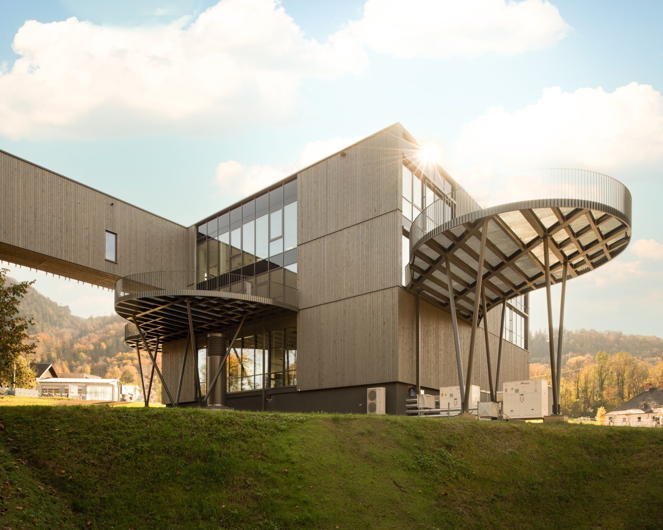 Biogena World, Salzburg, Holzbau.