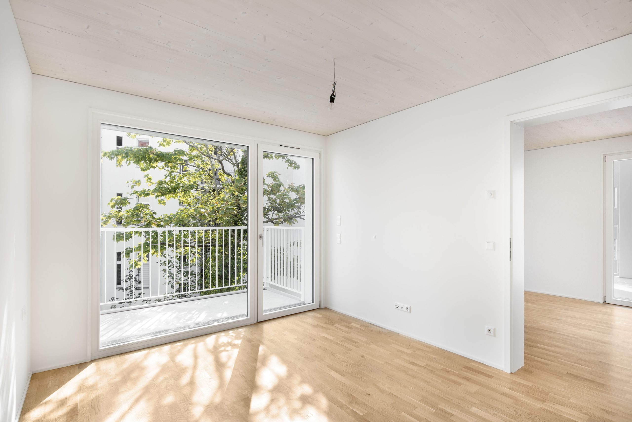 Modularer Wohnbau in Berlin Charlottenburg in Holzbauweise.