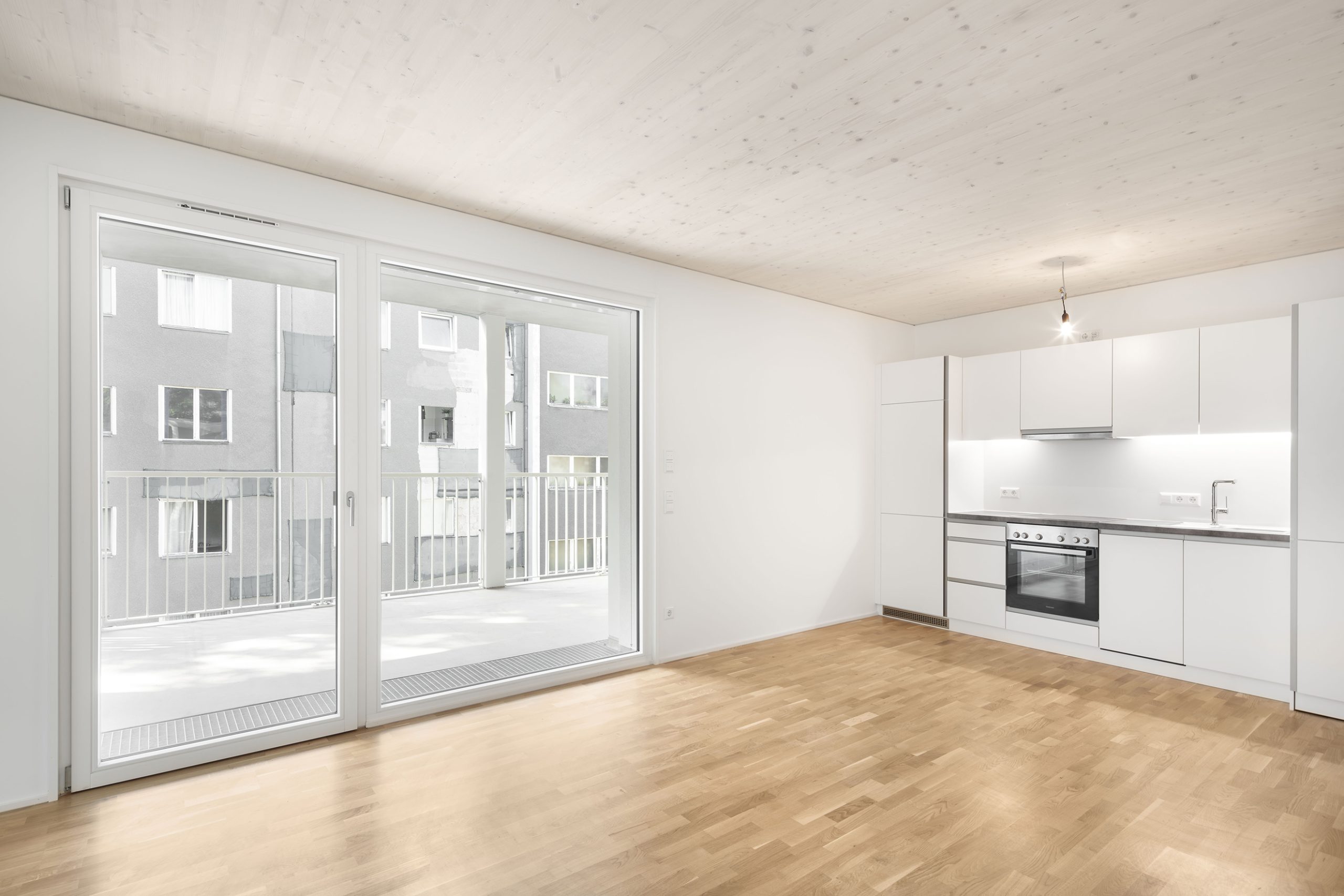 Modularer Wohnbau in Berlin Charlottenburg in Holzbauweise.