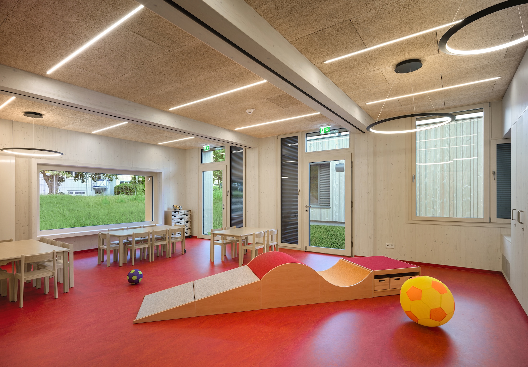 Kindertagesstätte in Holz-Modular-Bauweise.