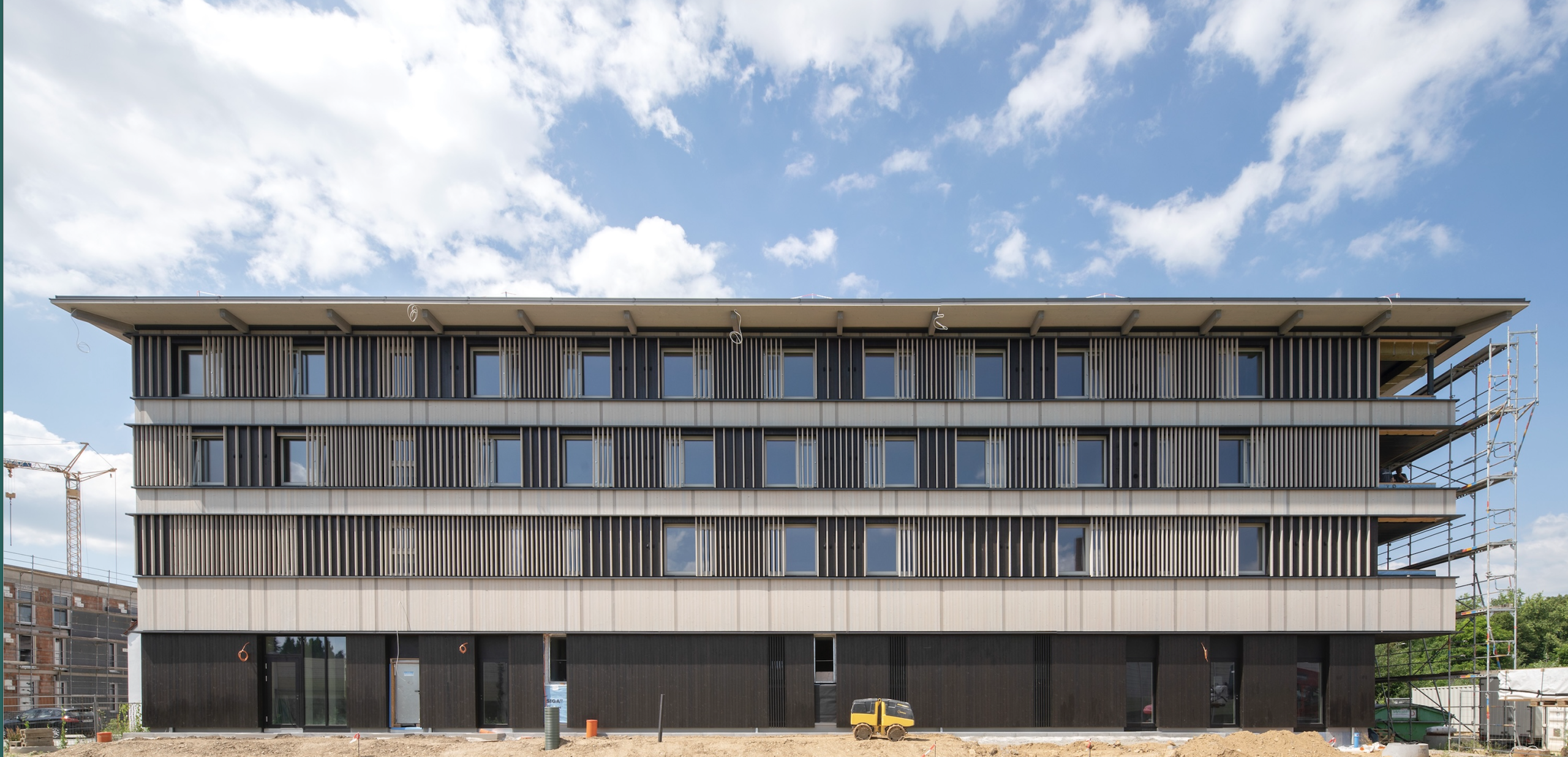 Jugendwohnheim Straubing, Holzbau.