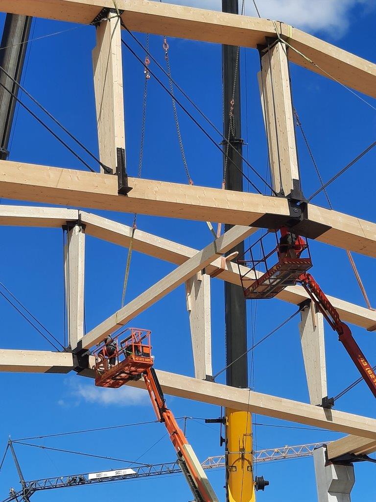 Pöttinger Landtechnik, Werk St. Georgen, Holzbau.