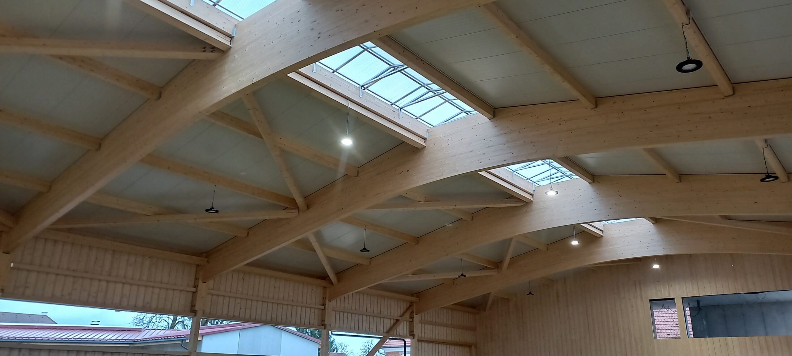 Reithalle Wagner, Holzbau.