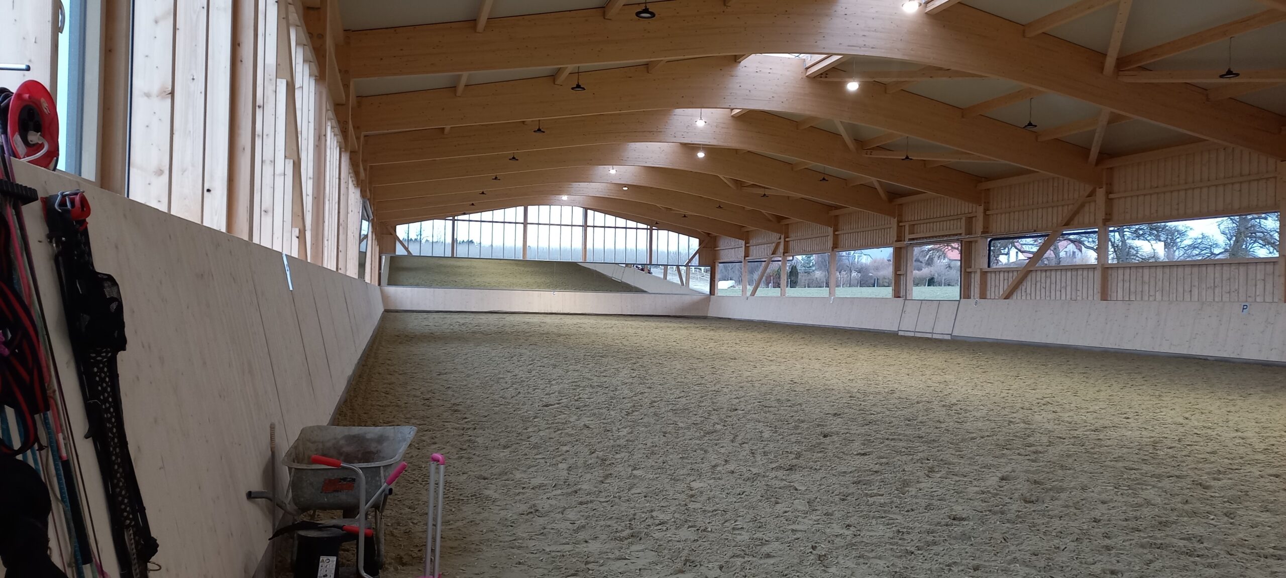 Reithalle Wagner, Holzbau.