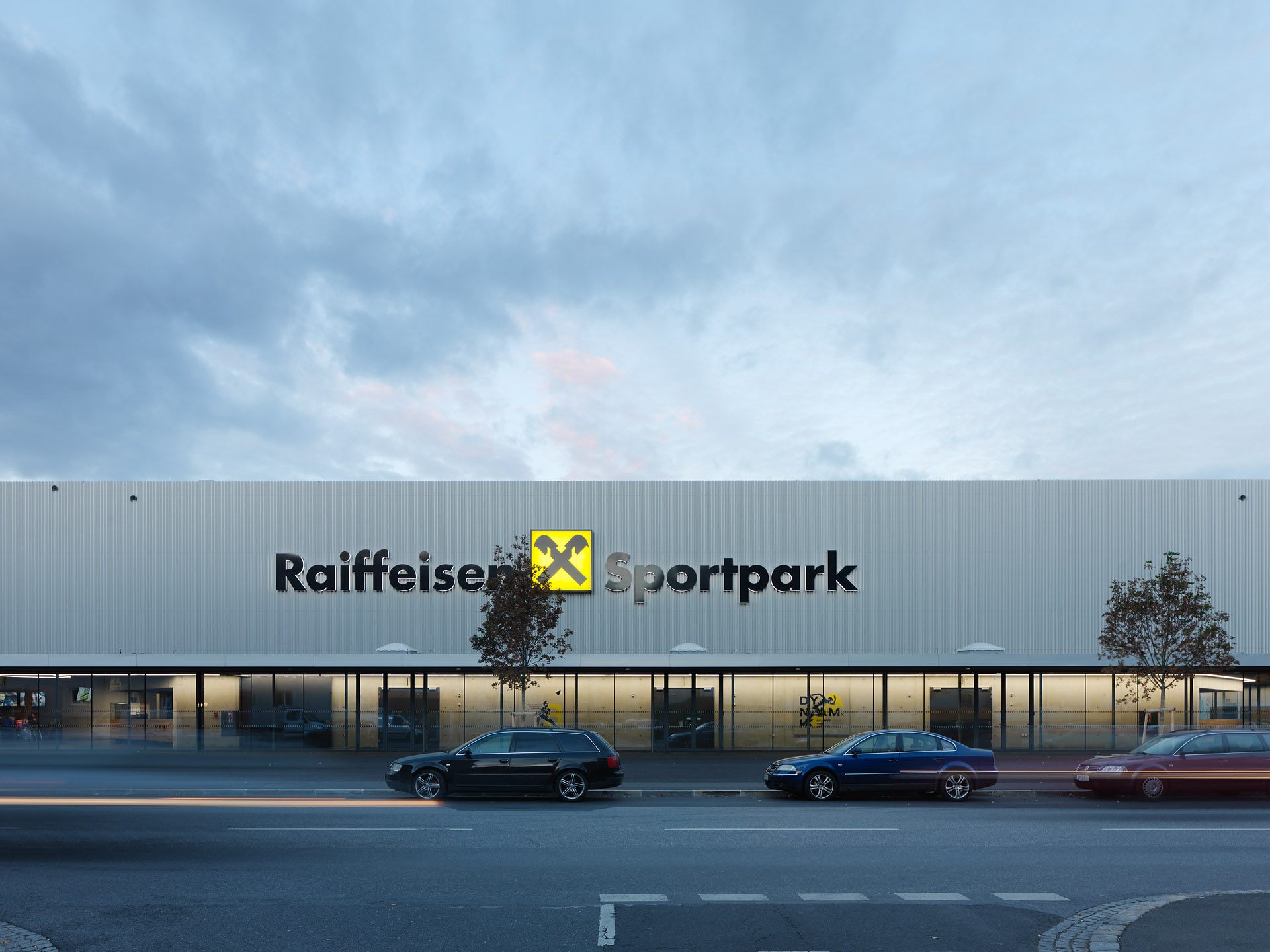 Raiffeisen Sportpark Graz Holzbau.