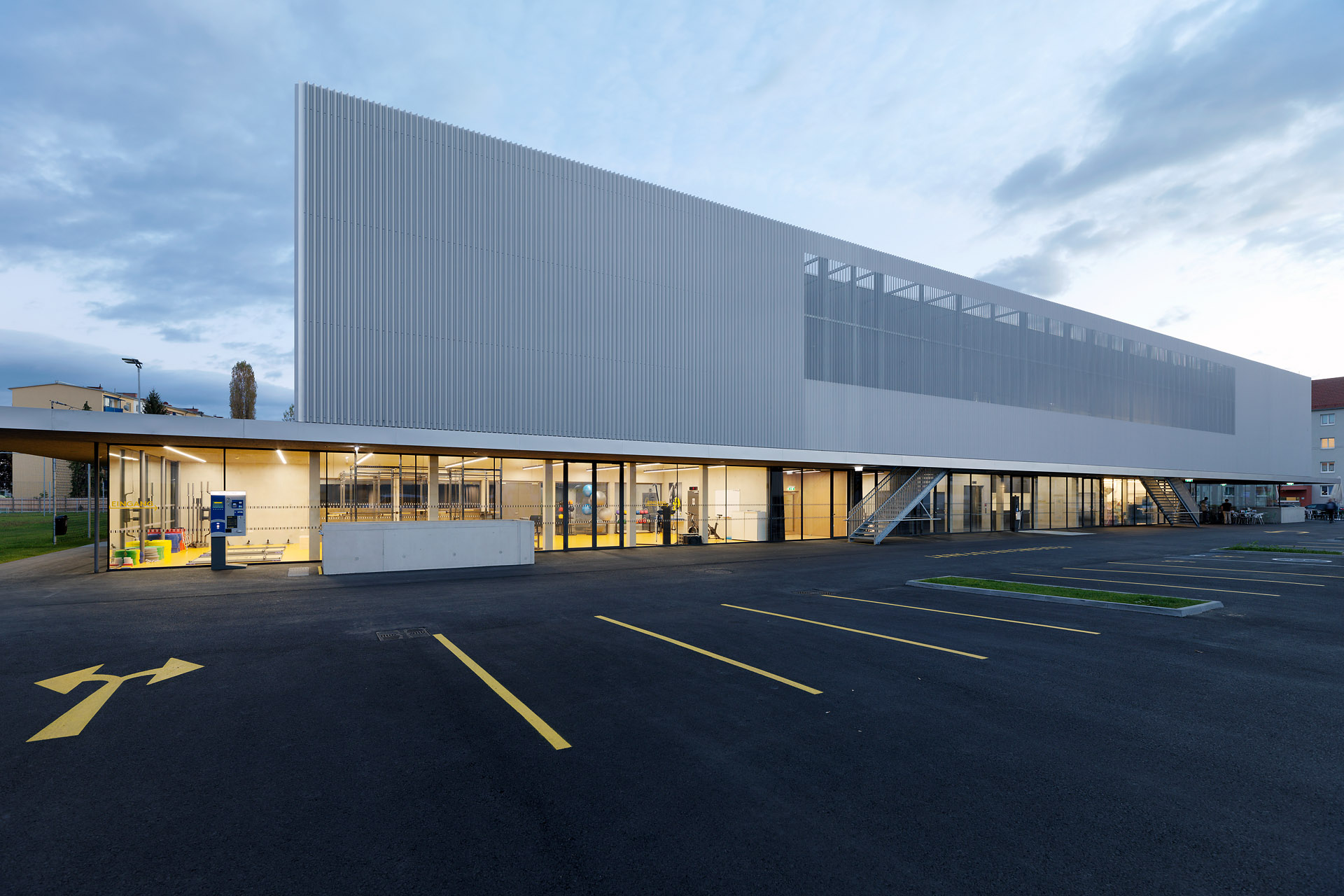 Raiffeisen Sportpark Graz Holzbau.