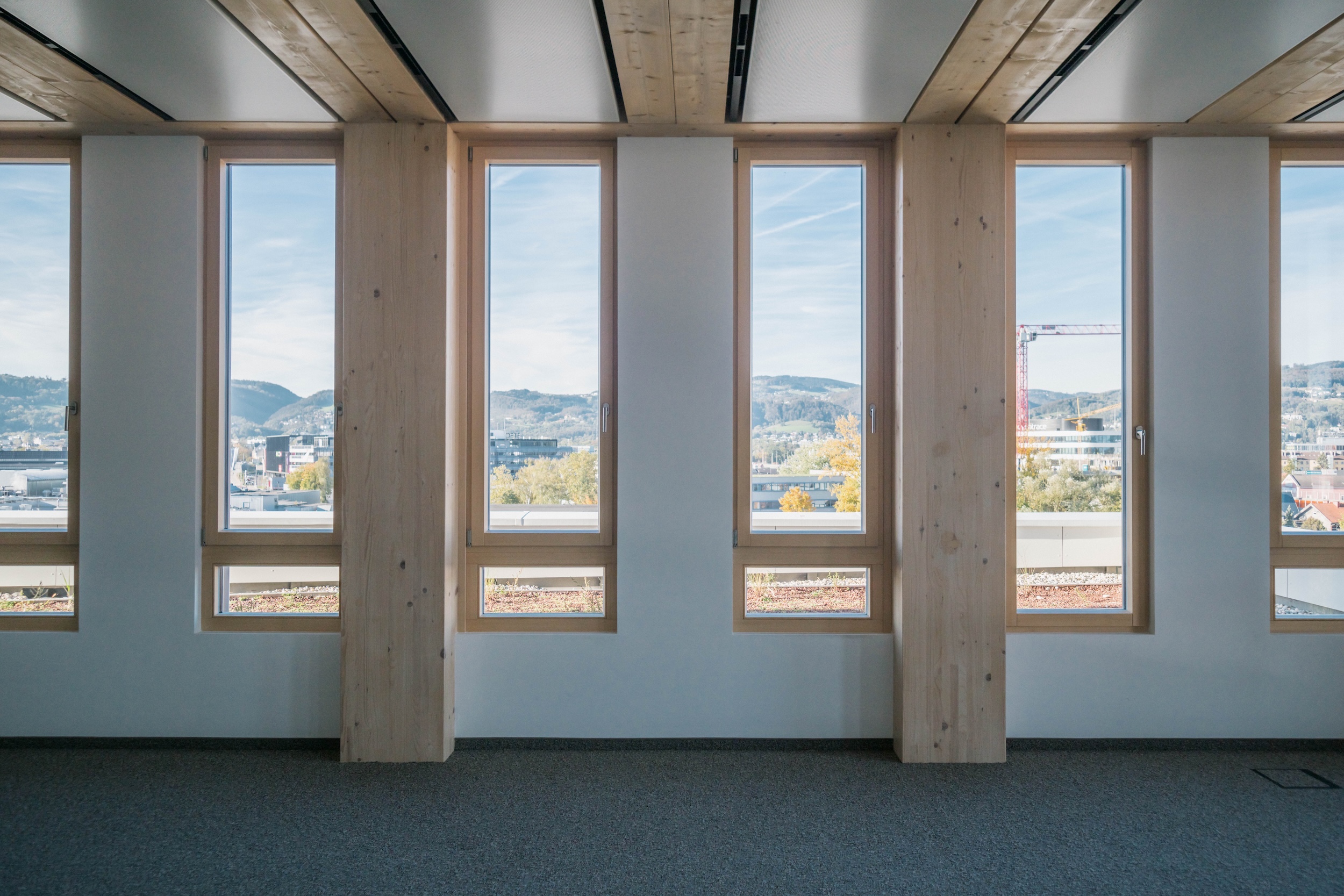 MIC-Headquarter in Linz in Holz-Hybridbauweise.