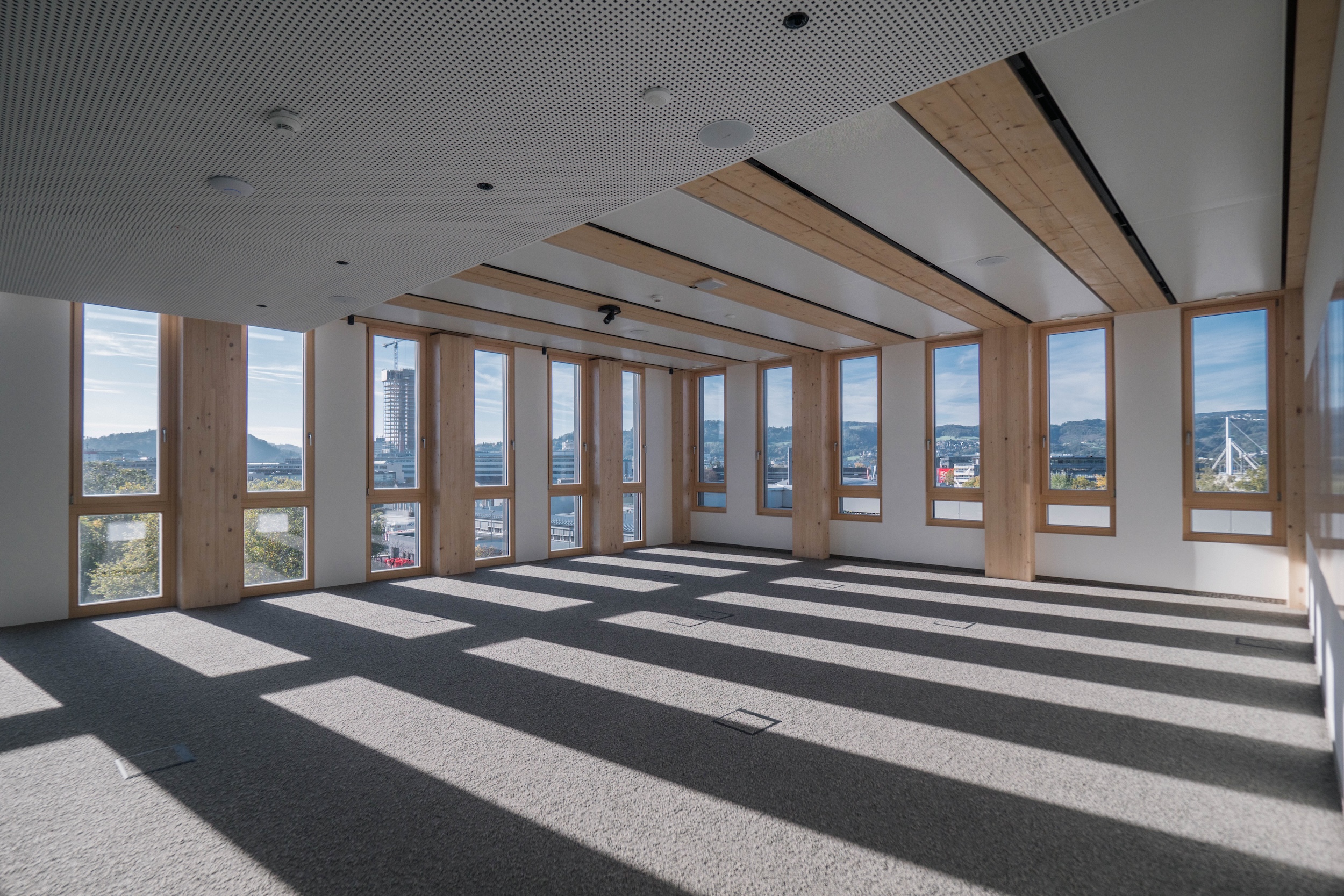 MIC-Headquarter in Linz in Holz-Hybridbauweise.