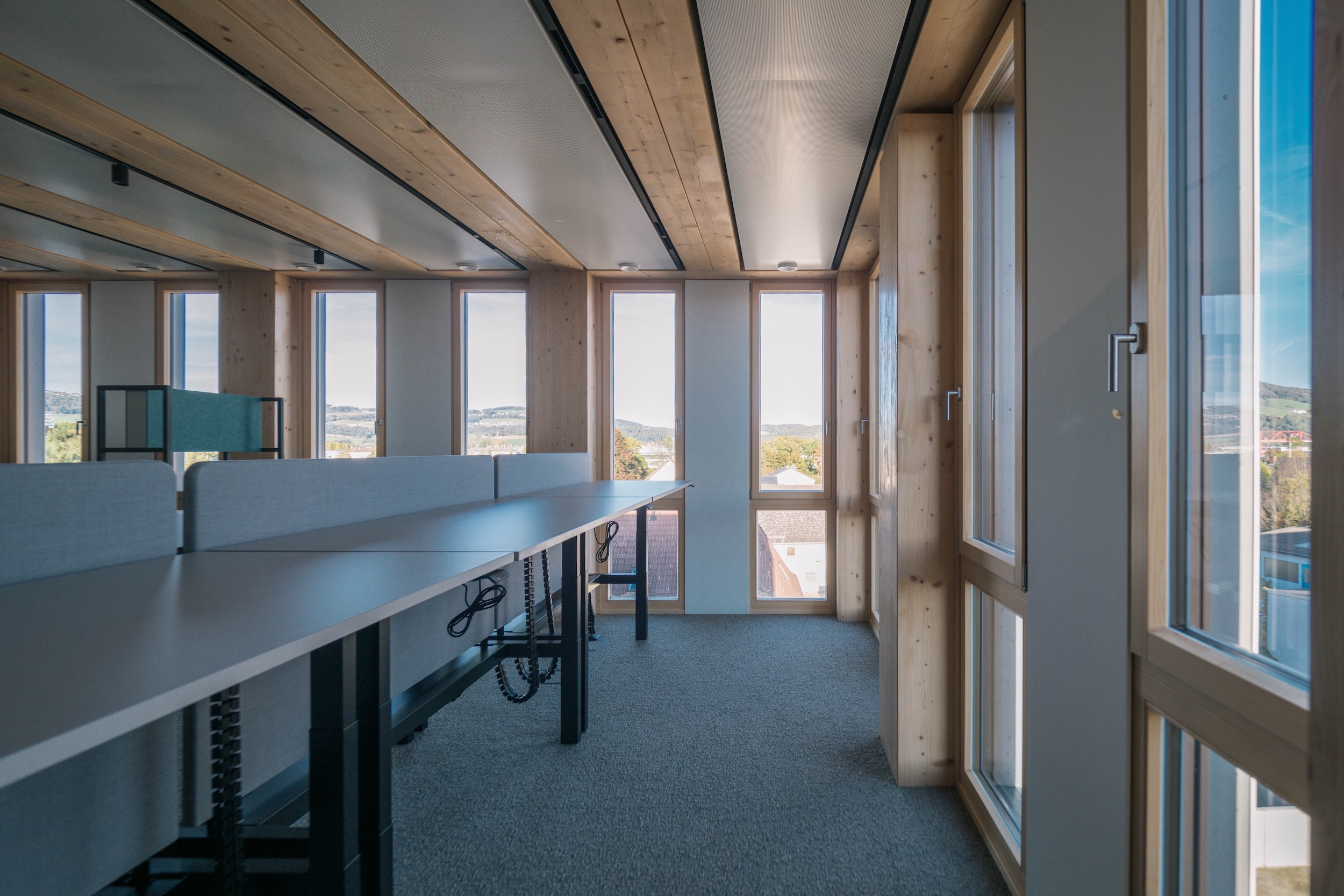 MIC-Headquarter in Linz in Holz-Hybridbauweise.