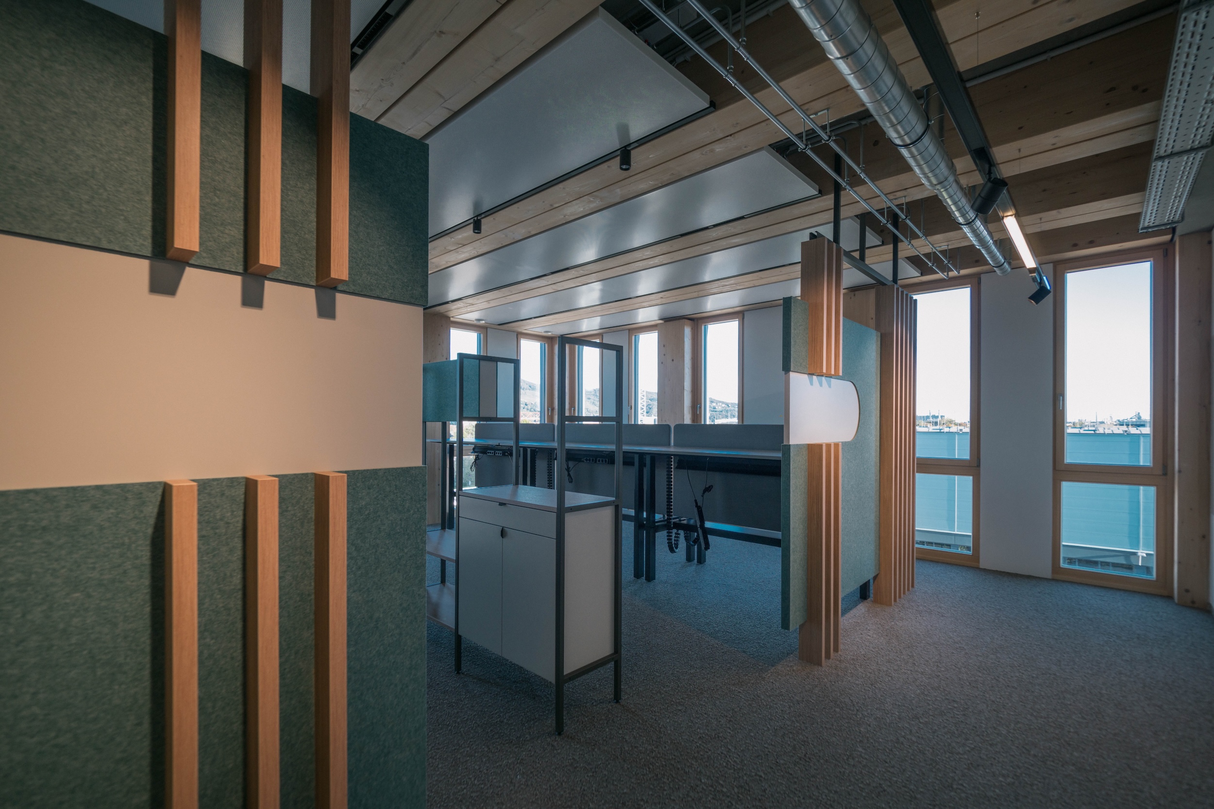 MIC-Headquarter in Linz in Holz-Hybridbauweise.