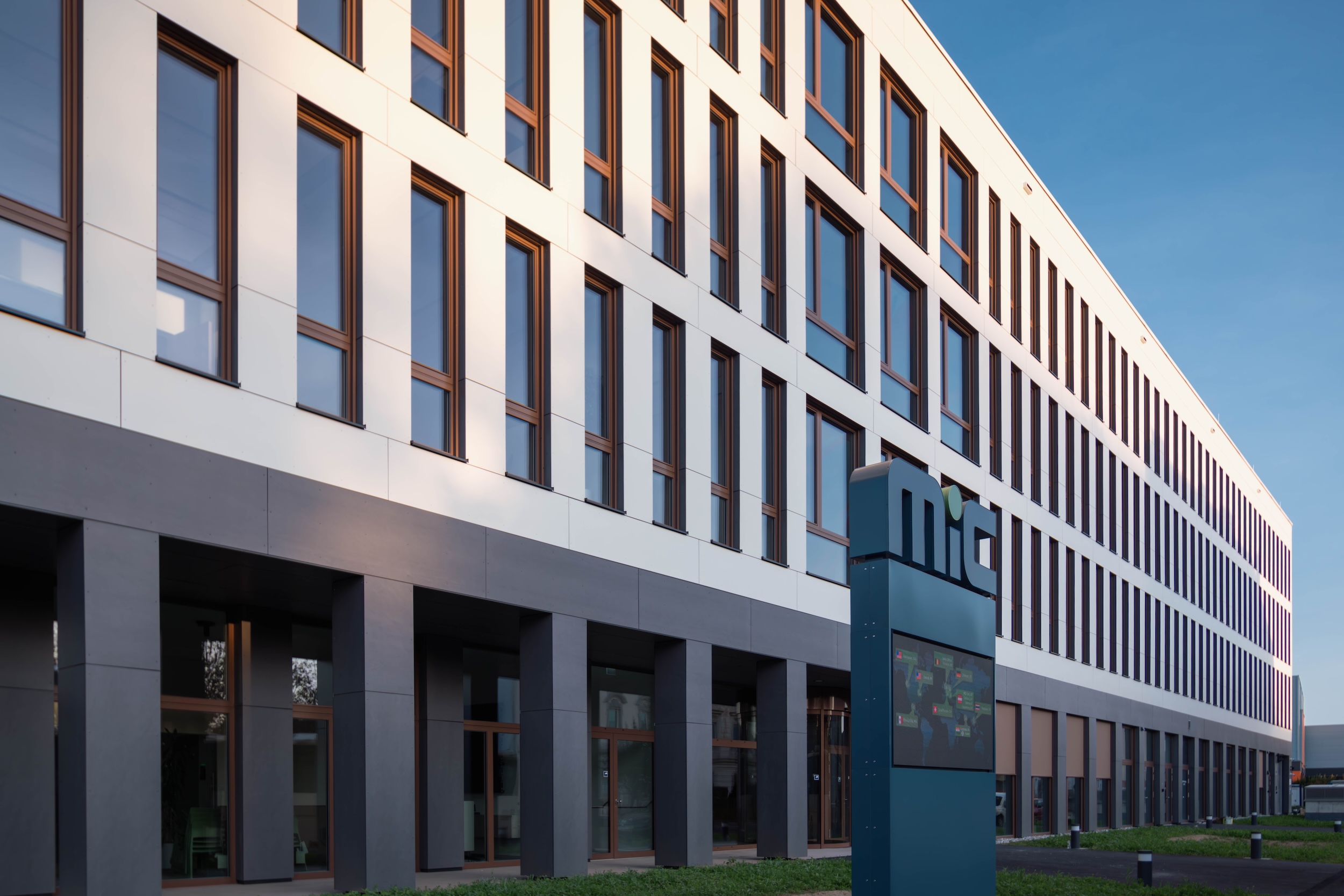 MIC-Headquarter in Linz in Holz-Hybridbauweise.