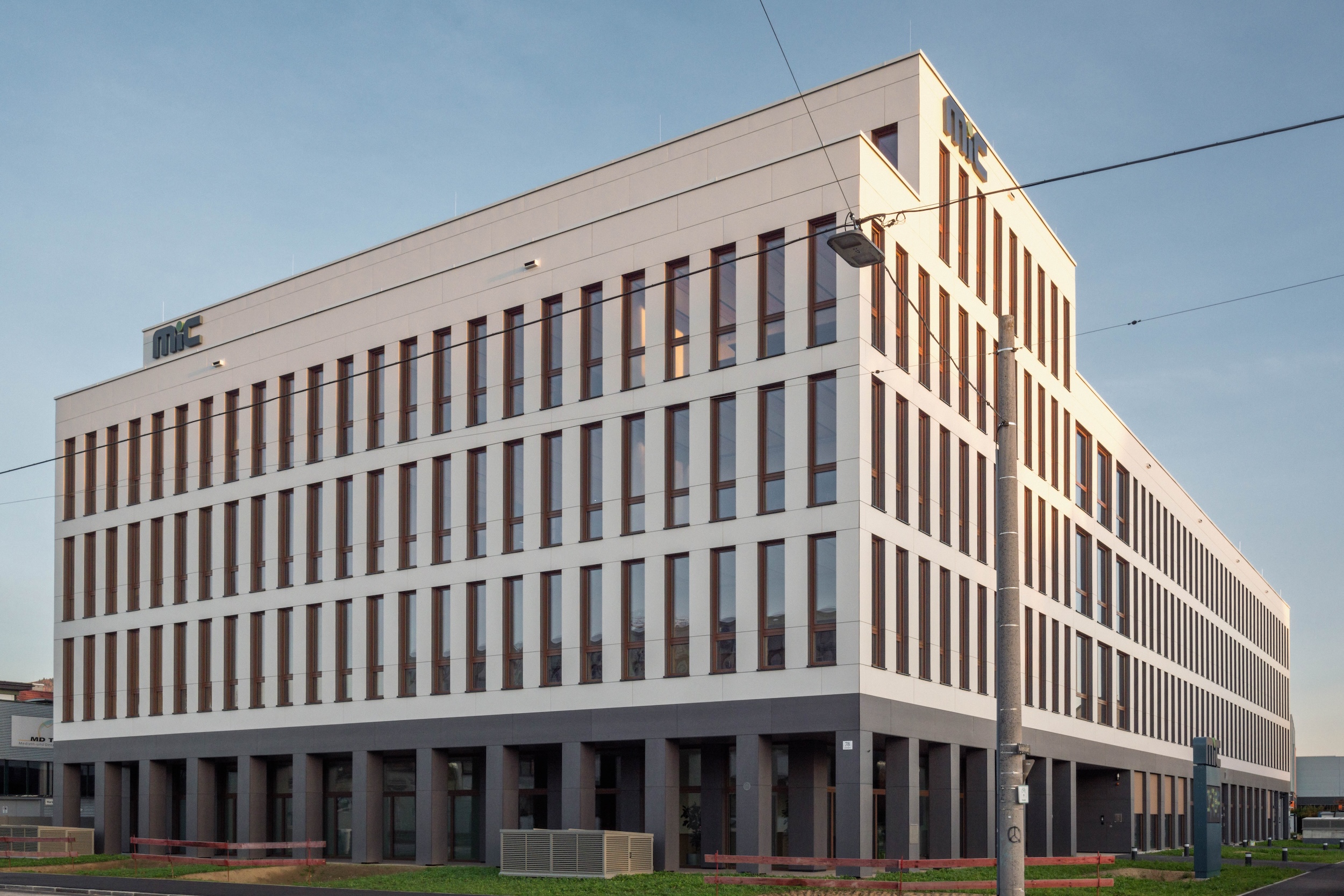 MIC-Headquarter in Linz in Holz-Hybridbauweise.