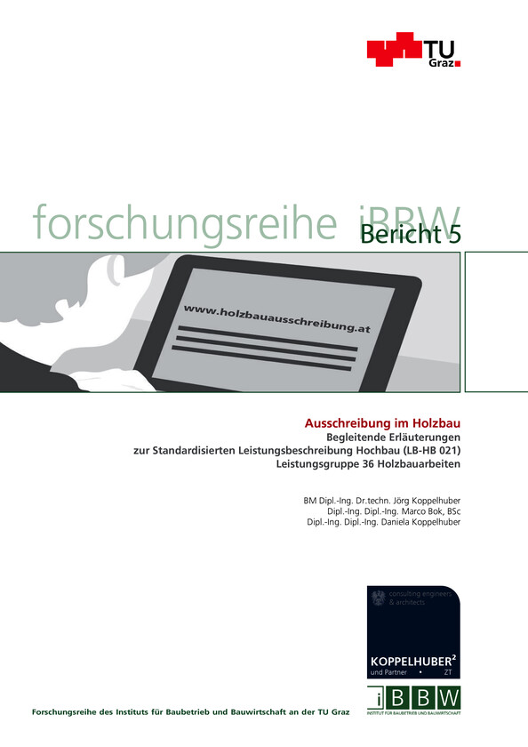 Ausschreibung im Holzbau